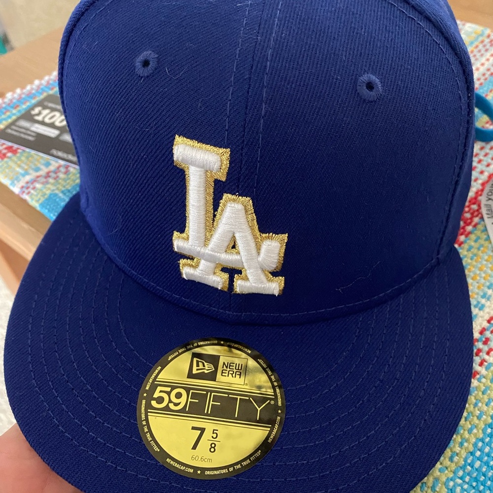 LA dodgers fitted hat